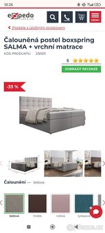Postel boxspring 160x200 - 6