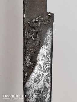Osmanský Yatagan Turecko/Balkán zdobený stříbrem cca 1840 - 6