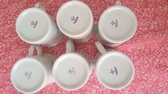 Karlovarský porcelán EPIAG Czechoslovakia – sada 6 hrnků - 6