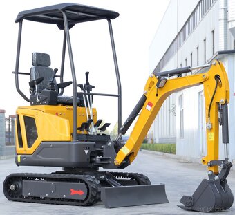 Minibagr 1,6t – Laidong 16 kW, pouze vyzkoušený 2 mth - 6