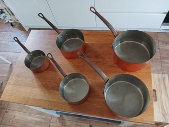 KVALITNÍ MĚDĚNÉ HRNCE TOURNUS FRANCIE 70. LÉTA - 6