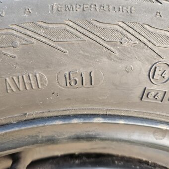 Plechové disky 15" 5x112 se staršími letními pneu 195/65R15 - 6