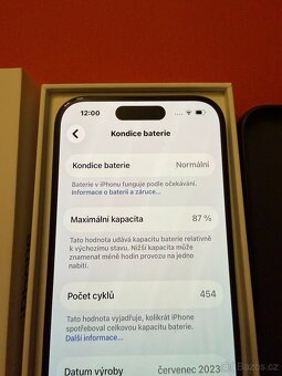 iPhone 15 Pro 256 Gb black titanium,krabice,kryt,sklo..Top - 6