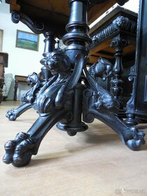 Vyřezávaný pokoj sofa křesla stůl okřídlení draci - 6