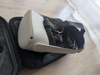 Meta Quest 2 (128 GB) + Elite Strap + 5m Fiber Link kabel + - 6