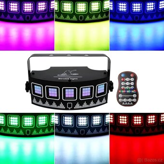 Stroboskopické světlo pro párty - LED disko 2ks - 6