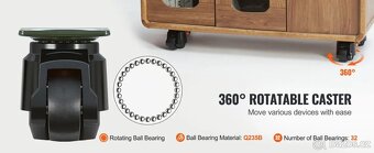 Zánovní pojezdová vyrovnávací kolečka s nosností 500 kg - 6
