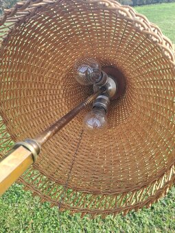 mosazná stojanová lampa - funkční - 6