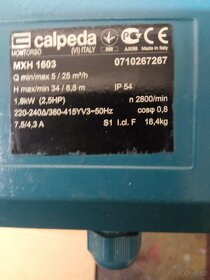 Prodám čerpadlo CALPEDA MXH 1603 - 400v - 6