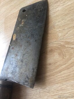 Starý sekáček na maso - 6