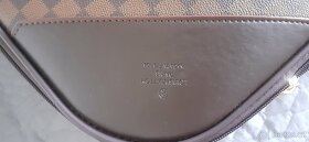 Velký hnědý kostkovaný kufr Louis Vuitton - 6