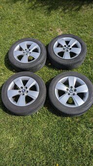 Letní pneu Nexen 185/60 R15 + originál Škoda alu kola – sada - 6