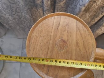 Velký dřevěný květináč - 6