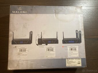Bezdrôtový dvojmikrofón - sada Malone B4R-UHF-450-Duo1 - 6