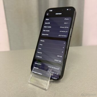 iPhone 16 Pro 256GB černý, 12 měsíců záruka - 6