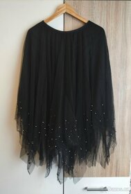 Nová dámská černá asymetrická sukně - 6