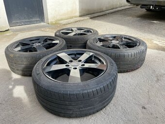 ALU disky Dezent 5x120 R17 s letními pneu 225/45 R17 - 6