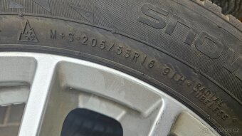Zimní sada Alu 5x114.3 205/55 R16 Borbet - 6
