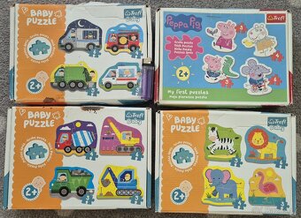 Puzzle Trefl Baby 2+ Peppa Pig, zvířátka, stavba, doprava - 6
