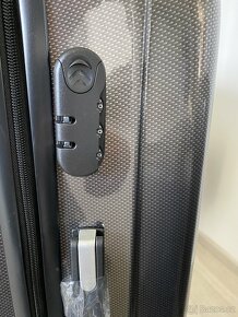 Nové perleťové šedé cestovní kufry - doporučuji - 6