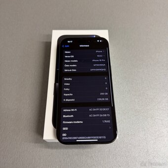 iPhone 16 Pro 256GB černý, pěkný stav, 12 měsíců záruka - 6