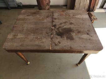 Stůl rozkládací ořech 1954 - 6