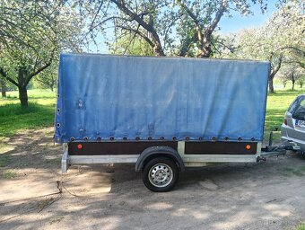 PŘÍVĚS brzděný, jednonápravový 1300Kg 300x132 - 6