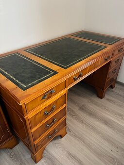 Luxusní kancelářský nábytek z masivu – jako nový - 6