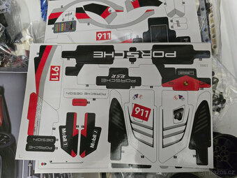 STAVEBNICE Porsche 911 RSR + osvětlení auta (náhrada) - 6