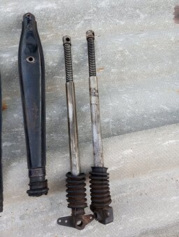 Čz 150 C vidlice, přední tlumiče - 6