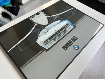 ORIGINÁL BMW plakát v rámu A1 BMW M1 a CONCORDE - 6