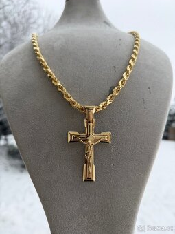 Zlaty kříž - přívěsek 19.67g 585 14k - NOVY NENOŠENÝ ZLATO - 6