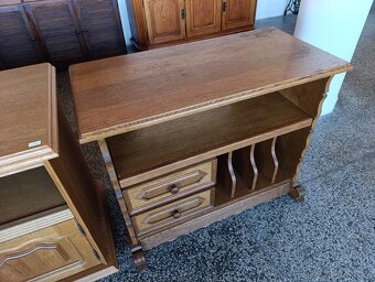 Rustikální komoda, gramodesky, Nábytek s příběhem - 6