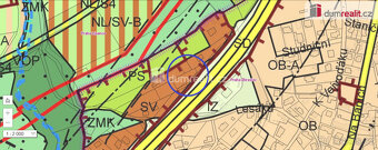 prodej stavebního pozemku 1.106 m2, ul. Za dálnicí, Praha 5 - 6