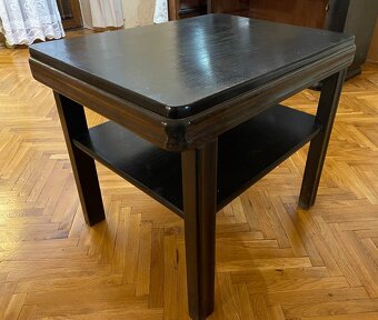 černý starý elegantní nábytek z masivu - jídelna - 6