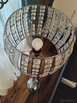 Lampa stojící křišťálová - 6