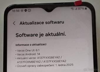 Prodám Samsung Galaxy A13, 4GB/64GB, Stav NOVÝ, Android 14 - 6