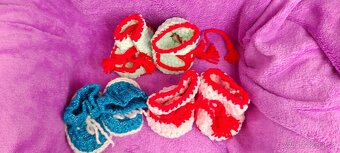 Krásné nové dětské botičky domácí výroby nepoužité - 6