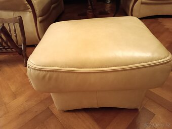 Kožená sedací souprava. - 6