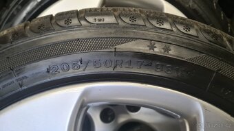 ALU kola R17- 5x112 originál zimní VW GOLF5,6,7,PASSAT,ŠKODA - 6