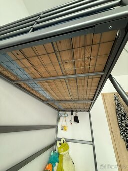 Dětská - patrová kovová postel - IKEA - 6
