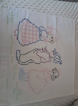 Obrazy na vyšivání ,vyšívané  povlaky na polštářky - 6