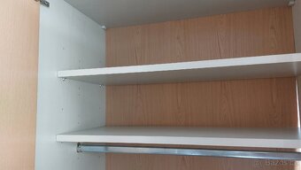 Skříň šatní - světlý dub - 6