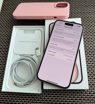 IPhone 15 128GB Pink - 6