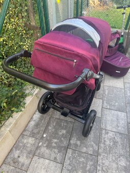 Purpurový kočárek baby design husky - 6