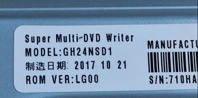 Chieftec case + zdroj 250W + DVD rmulti LG + čtečka karet - 6