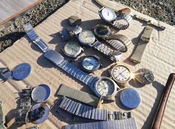 Staré hodinky, torza, díly Prim, Anker a další. - 6