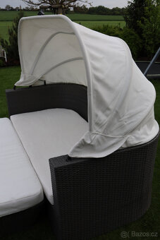 Ratanový zahradní gauč - 6