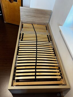 2x Postel 90x200 + rošty + matrace - 6