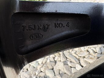 Alu disky na Kia Hyundai 17", 5x114.3 , ET 52.5, šíře 7,5J - 6